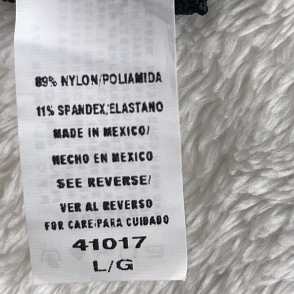 NEW Lover's Lane Lace Garterbelt Set Black Red Lingerie‎ Size L Stockings NWT - Picture 6 of 12